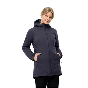 Damska kurtka Jack Wolfskin STIRNBERG INS JKT W graphite - XS - Kurtki damskie - miniaturka - grafika 1