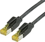 Kable miedziane - Draka Kabel krosowy DRAKA Cat.6A Class EA S/FTP, UC900 TM31, LSOH, czarny, 10 m - miniaturka - grafika 1