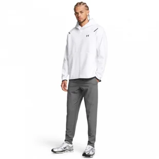 Męskie spodnie treningowe Under Armour UA Unstoppable Tapered Pants - szare - UNDER ARMOUR - Spodnie sportowe męskie - miniaturka - grafika 1