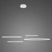 Lampy sufitowe - Altavola Design Lampa sufitowa Nowoczesna lampa sufitowa LED biała Altavola Ledowe okręgi okręgi ledowe LA084/CO4_100_in_4k_white_dimm LA084/CO4_100_in_4k_white_dimm - miniaturka - grafika 1