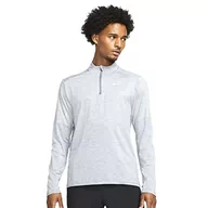 Bluzy damskie - Nike Mens M NK DF ELMNT TOP HZ bluza, Smoke Grey/Grey Fog/Reflective silv, S - miniaturka - grafika 1