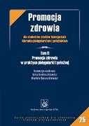 Książki medyczne - Wydawnictwo Lekarskie PZWL Promocja zdrowia dla studentów licencjackich kierunku pielęgniarstwo i położnictwo. Tom 2. Promocja zdrowia w praktyce pielęgniarki i położnej - Wydaw - miniaturka - grafika 1