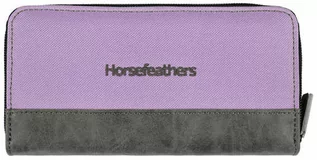 Portfele - Horsefeathers MAKI LILAC luksusowy ladies purse - grafika 1