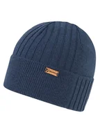 Czapki damskie - Ziener Czapka beanie "Isafin" w kolorze granatowym - miniaturka - grafika 1