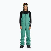 Spodnie narciarskie - Spodnie narciarskie damskie Volcom Swift Bib Overall spruce green - miniaturka - grafika 1