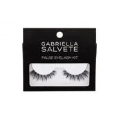 Sztuczne rzęsy i akcesoria - Gabriella Salvete Gabriella Salvete False Eyelashes SPF30 zestaw 1 szt Uszkodzone pudełko dla kobiet Black - miniaturka - grafika 1