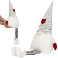 Ozdoby bożonarodzeniowe - Skrzat 40 cm ozdoba świąteczna, siedzący krasnal świąteczny, gnom - miniaturka - grafika 1