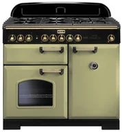 Kuchenki gazowo-elektryczne - Falcon Classic Deluxe 100 Oliwkowy mosiądz - miniaturka - grafika 1