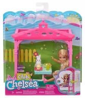 Lalki dla dziewczynek - Mattel Barbie Chelsea Lalka altanka FDB32 FDB34 - miniaturka - grafika 1