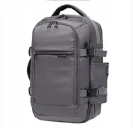 Plecaki - Bagaż Podręczny Do Samolotu Plecak Szary Miejski Puccini Lekki Nowy - miniaturka - grafika 1