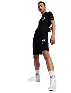 Armani Exchange Męskie logo z przodu, regulowane stringi na co dzień, grantowy, XXL - Majtki damskie - miniaturka - grafika 1