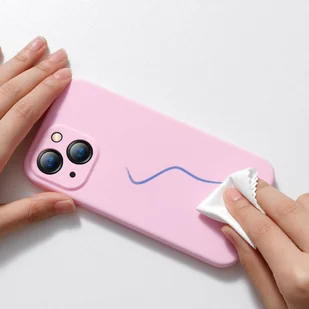 Baseus Liquid Gel Case silikonowe etui pokrowiec do iPhone 13 różowy (ARYT000904) - Etui i futerały do telefonów - miniaturka - grafika 27