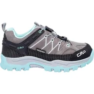 Buty dla chłopców - CMP Kids Rigel Low Trekking Shoes WP, 32 EU, Cement alluminowy, 32 EU - miniaturka - grafika 1