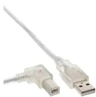 Kable USB - MicroConnect USB2.0 A-B 5m M-L kątowy - miniaturka - grafika 1