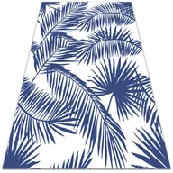 Dywany - Modny winylowy dywan Palmowe liście 80x120 cm - miniaturka - grafika 1