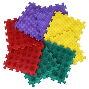 Ortho Puzzle: Zestaw mat ortopedycznych do masażu - 8 sztuk, jeż. - Maty piankowe - miniaturka - grafika 1