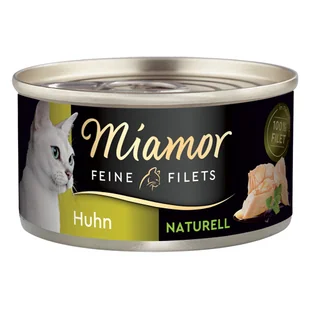 MIAMOR FINE FILETS NATURELLE KURCZAK w sosie własnym 80g 24 - Mokra karma dla kotów - miniaturka - grafika 2