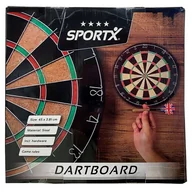Dart - SportX Tarcza do gry w rzutki, 45 cm, sizalowa - miniaturka - grafika 1