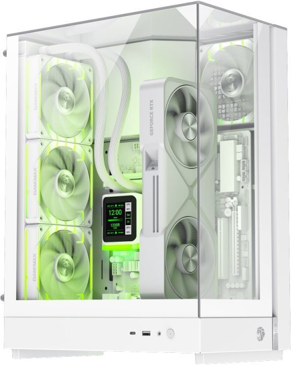 Obudowa GameMa Case T20 WH M-ATX
