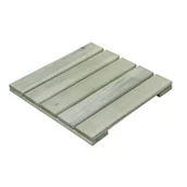 Podesty i deski tarasowe - Podest ryflowany 30 x 30 cm - miniaturka - grafika 1