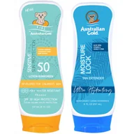 Kosmetyki kąpielowe dla dzieci - Australian Gold SPF50 Kids + Moisture Lock 237ml - miniaturka - grafika 1