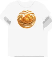 Koszulki i topy damskie - Koszulka damska biała z motywem złotej róży pustyni L - miniaturka - grafika 1