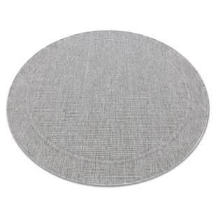 Dywan TIMO 5979 koło SZNURKOWY SIZAL outdoor ramka jasny szary, koło 150 cm - Dywany zewnętrzne - miniaturka - grafika 1