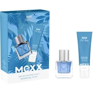 Zestawy perfum damskich - Mexx Man Zestaw Edt 30ml + 50ml Żel pod prysznic - miniaturka - grafika 1