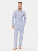 Piżamy męskie - Polo Ralph Lauren Piżama 714931640001 Niebieski Regular Fit - miniaturka - grafika 1