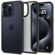 Etui i futerały do telefonów - Spigen Ultra Hybrid do iPhone 15 Pro Max frost black - miniaturka - grafika 1