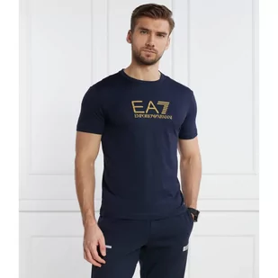 EA7 T-shirt | Regular Fit - Koszulki męskie - miniaturka - grafika 1