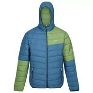 Kurtki męskie - Kurtka męska Regatta Hooded Hill Pack II Rozmiar: L / Kolor: niebieski/zielony - miniaturka - grafika 1