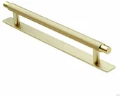 Zawiasy, okucia i inne akcesoria - Uchwyt meblowy podłużny Manor Back 128 Złoty - miniaturka - grafika 1