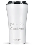 Kubki termiczne - Kubek termiczny na kawę Dr.Bacty Apollo 2.0 - Eliksir cierpliwości - 360  ml - Glossy White - miniaturka - grafika 1