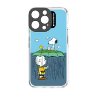 Etui i futerały do telefonów - CASE&ME PEANUTS CASE IPHONE 14 PRO WITH CAMERA LENS PROTECTION umbrella backcover - miniaturka - grafika 1