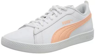PUMA Damskie trampki Smash WNS V2 L, Puma White Apricot Blush Puma Black - 42.5 EU - Trampki damskie - miniaturka - grafika 1