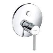 Baterie wannowe i prysznicowe - Kludi Bozz bateria wannowo-prysznicowa podtynkowa chrom 386590576 - miniaturka - grafika 1