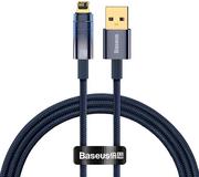 Kable USB - Baseus Explorer Series kabel przewód USB  Lightning 2,4A 1 m niebieski (CATS000403) - miniaturka - grafika 1