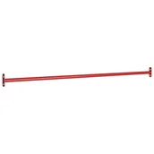 Place zabaw - VidaXL Lumarko Przykręcany drążek prosty, 125 cm, stalowy, czerwony 93198 VidaXL - miniaturka - grafika 1