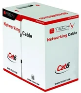 Kable miedziane - Kabel skrętka Cat6 UTP linka 305m 100% CU szary - miniaturka - grafika 1