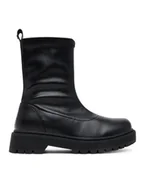 Buty dla dziewczynek - DeeZee Trzewiki CEO-CS5587-26 Czarny - miniaturka - grafika 1