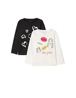 Koszulki dla dziewczynek - ZIPPY Koszulka dziewczęca z krótkim rękawem, biały, 5 Lata - miniaturka - grafika 1