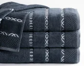 Ręczniki - Ręcznik Gino 30x50 grafitowy 71 550g/m2 frotte - miniaturka - grafika 1