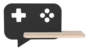 Kinkiet led Console, lampy do pokoju dziecięcego, candellux, kinkiet dziecięcy, czarny - Lampy ścienne - miniaturka - grafika 1