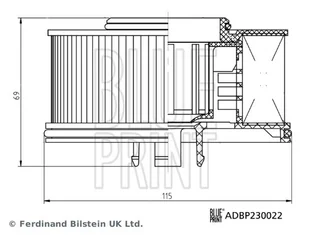 Filtr paliwa Blue Print ADBP230022 - Filtry paliwa - miniaturka - grafika 1