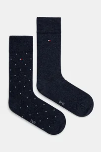 Tommy Hilfiger skarpetki 2-pack męskie kolor niebieski 701230780 - Skarpetki męskie - miniaturka - grafika 1
