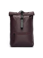 Plecaki - Rains Plecak Rolltop 13320 Bordowy - miniaturka - grafika 1