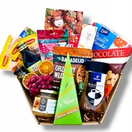 Zestawy upominkowe - Zestaw prezentowy Kosz prezentowy słodycze Prezent na Święta Mikołaja pod Choinkę - miniaturka - grafika 1