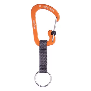 Nite Ize - Karabinek SlideLock® Key Ring Aluminum - Pomarańczowy - CSLAW3-19-R6 - Sprzęt wspinaczkowy - miniaturka - grafika 1