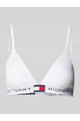 Biustonosze - Biustonosz trójkątny z elastycznym paskiem z logo model TH HERITAGE - Tommy Hilfiger - miniaturka - grafika 1